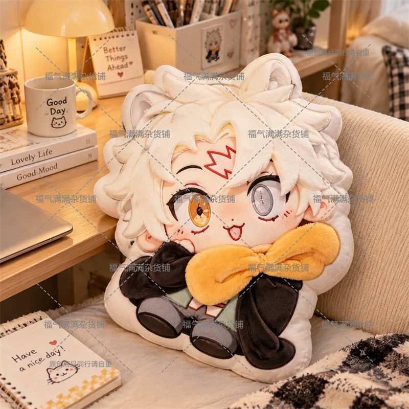 Throw Pillow - Natsuki Subaru, süßes Plüschkissen, Cartoon-Anime-Merchandise, Dekokissen