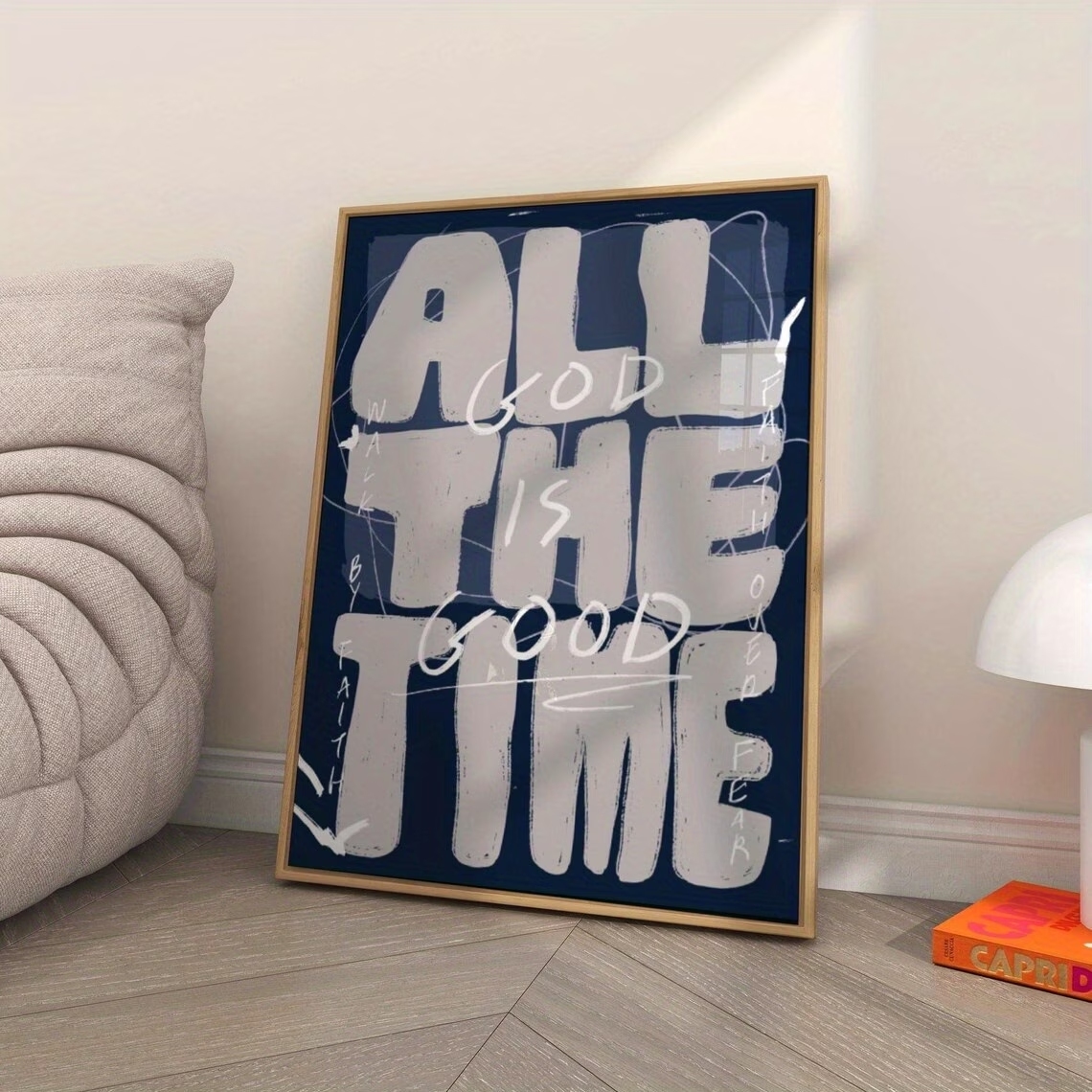 Interior Design Living Room - Gott ist immer gut, inspirierender christlicher
