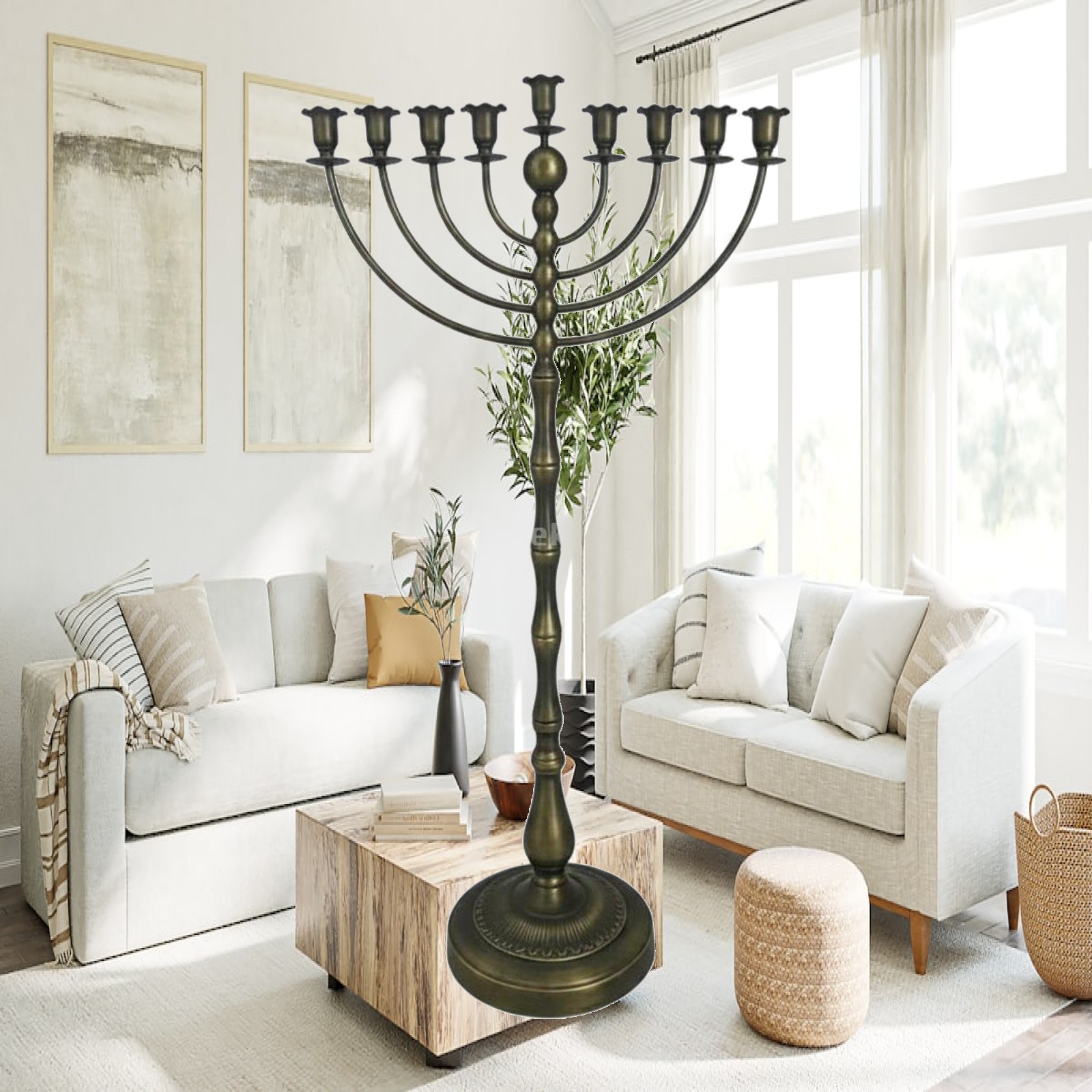 Hoher Bronzener Kerzenständer  – Candle Holder Decor Bewertung und Preis