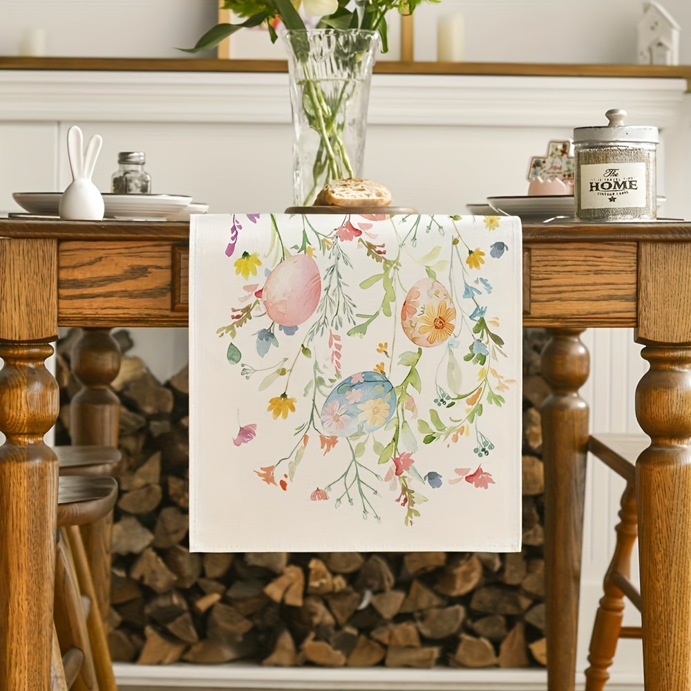1-teiliger Oster-Aquarell-Tisc – Table Runner Bewertung und Preis