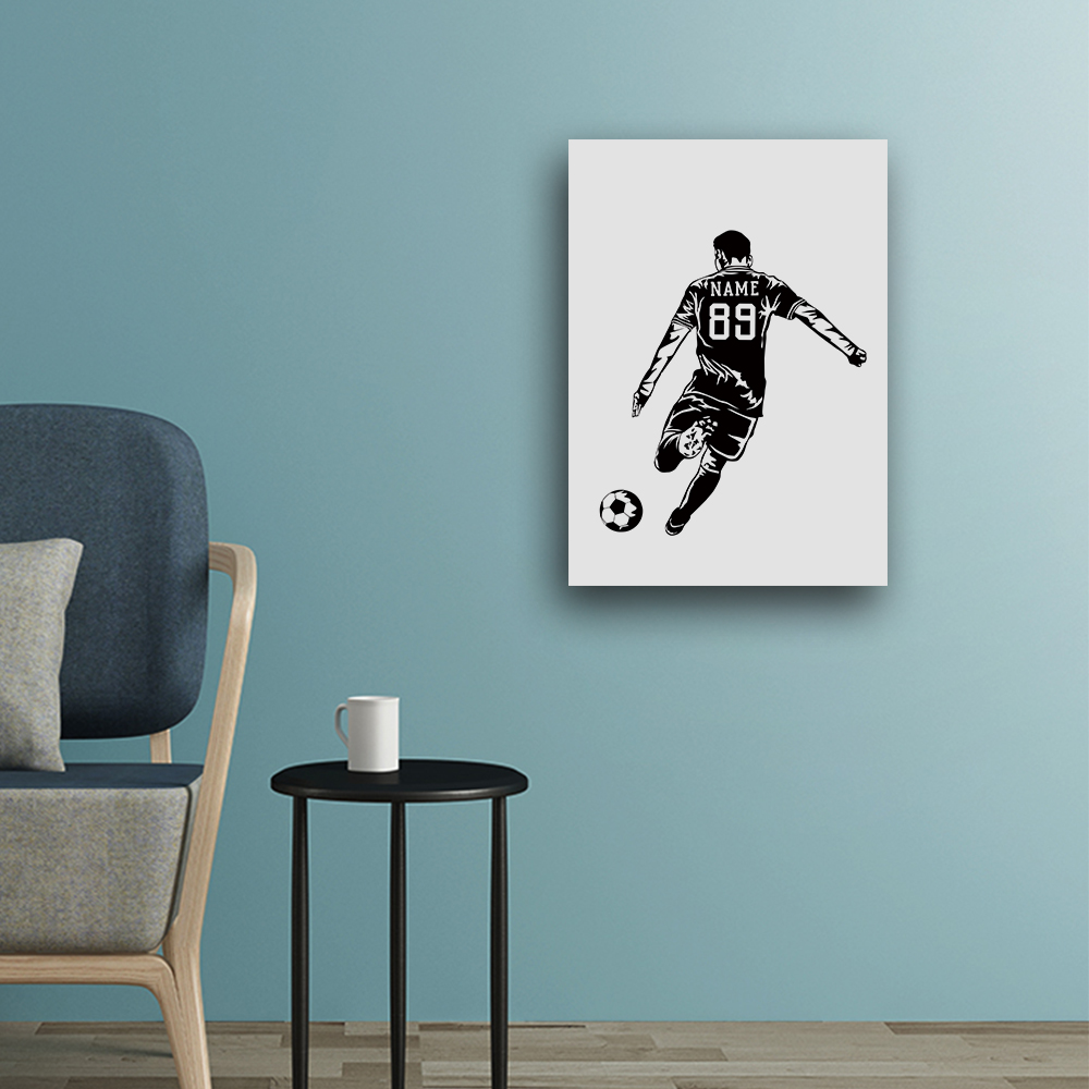 1PC Fußballspieler Anpassbare  – Picture Frame Bewertung und Preis
