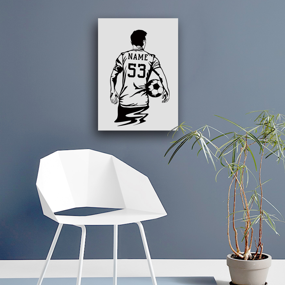 1PC Fußballspieler Anpassbare  – Picture Frame Bewertung und Preis